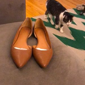 J Crew Tan Flats